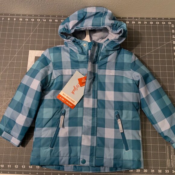 Cat & Jack 3 in 1 Jacket New with Tags 4T - Picture 2 of 9